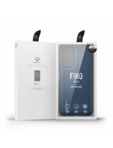 Dux Ducis Fino fodral täckt med nylonmaterial för Xiaomi Redmi Note 11 Pro 5G / 11 Pro blå