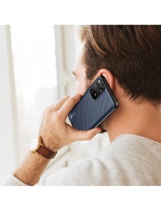 Dux Ducis Fino fodral täckt med nylonmaterial för Xiaomi Redmi Note 11 Pro 5G / 11 Pro blå