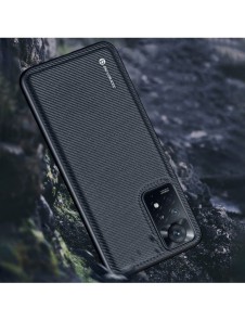 Dux Ducis Fino fodral täckt med nylonmaterial för Xiaomi Redmi Note 11 Pro 5G / 11 Pro blå