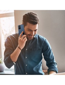 Dux Ducis Fino fodral täckt med nylonmaterial för Xiaomi Redmi Note 11 Pro 5G / 11 Pro blå