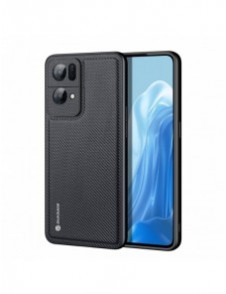 Dux Ducis Fino fodral täckt med nylonmaterial Oppo Reno7 Pro 5G svart