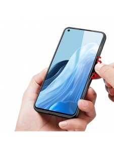 Dux Ducis Fino fodral täckt med nylonmaterial Oppo Reno7 Pro 5G svart