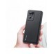 Dux Ducis Fino fodral täckt med nylonmaterial Oppo Reno7 Pro 5G svart