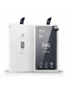 Dux Ducis Fino fodral täckt med nylonmaterial Oppo Reno7 Pro 5G svart