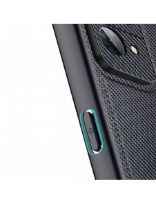 Dux Ducis Fino fodral täckt med nylonmaterial Oppo Reno7 Pro 5G svart