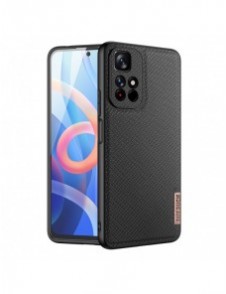 Dux Ducis Fino fodral täckt med nylonmaterial Poco M4 Pro 5G svart