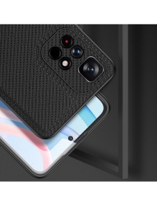 Dux Ducis Fino fodral täckt med nylonmaterial Poco M4 Pro 5G svart
