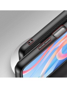 Dux Ducis Fino fodral täckt med nylonmaterial Poco M4 Pro 5G svart