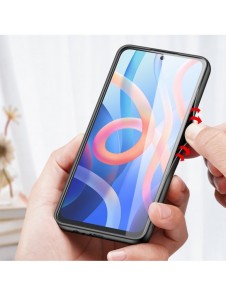 Dux Ducis Fino fodral täckt med nylonmaterial Poco M4 Pro 5G svart