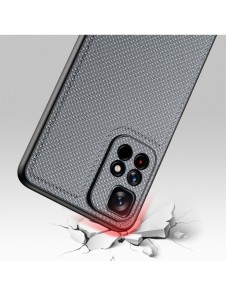 Dux Ducis Fino fodral täckt med nylonmaterial Poco M4 Pro 5G blå