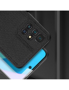 Dux Ducis Fino fodral täckt med nylonmaterial Xiaomi Redmi 10 blå