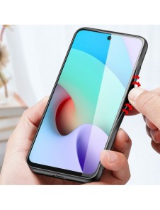 Dux Ducis Fino fodral täckt med nylonmaterial Xiaomi Redmi 10 blå