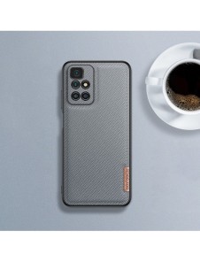 Dux Ducis Fino fodral täckt med nylonmaterial Xiaomi Redmi 10 grön