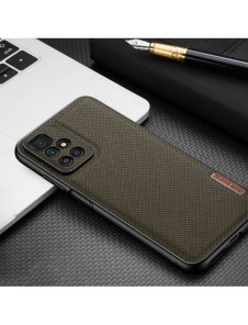 Dux Ducis Fino fodral täckt med nylonmaterial Xiaomi Redmi 10 grön