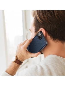 Dux Ducis Fino skal skal iPhone 14 Plus blå nylon