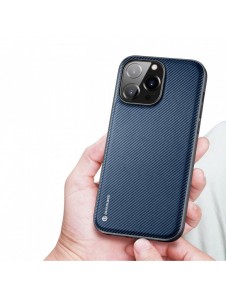 Dux Ducis Fino skal skal iPhone 14 Pro blå nylon