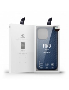 Dux Ducis Fino skal skal iPhone 14 Pro blå nylon