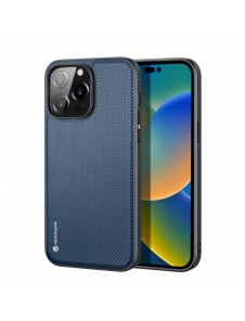 Dux Ducis Fino skal skal iPhone 14 Pro Max blå nylon