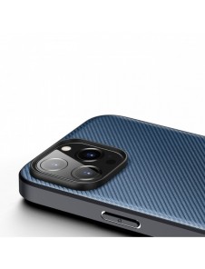 Dux Ducis Fino skal skal iPhone 14 Pro Max blå nylon