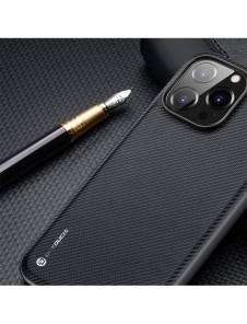 Dux Ducis Fino skal skal iPhone 14 Pro Max blå nylon