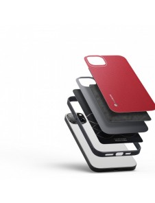 Dux Ducis Fino fodral skal av nylon för iPhone 14 Plus röd