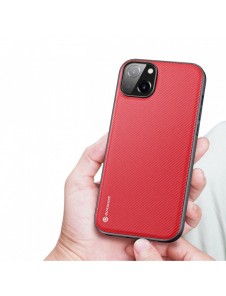 Dux Ducis Fino fodral skal av nylon för iPhone 14 Plus röd