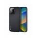 Dux Ducis Fino fodral skal tillverkat av nylonmaterial iPhone 14 Pro Max svart