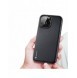 Dux Ducis Fino fodral skal tillverkat av nylonmaterial iPhone 14 Pro Max svart