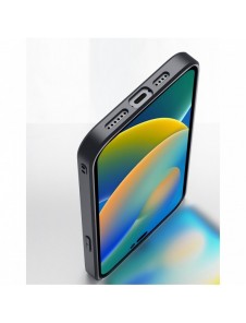 Dux Ducis Fino fodral skal tillverkat av nylonmaterial iPhone 14 Pro Max svart
