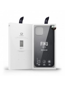 Dux Ducis Fino fodral skal nylon täckt iPhone 14 Plus svart