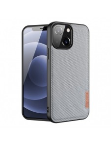 Dux Ducis Fino fodral täckt med nylonmaterial för iPhone 13 mini grå