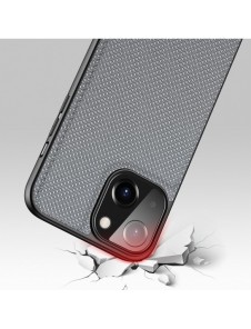 Dux Ducis Fino fodral täckt med nylonmaterial för iPhone 13 mini grå