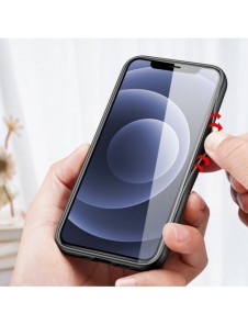 Dux Ducis Fino fodral täckt med nylonmaterial för iPhone 13 mini grå