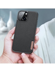Dux Ducis Fino fodral täckt med nylonmaterial för iPhone 13 mini grön