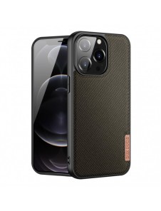 Dux Ducis Fino fodral täckt med nylonmaterial för iPhone 13 Pro grön