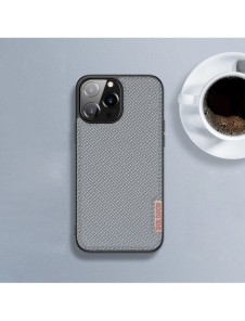 Dux Ducis Fino fodral täckt med nylonmaterial för iPhone 13 Pro grön