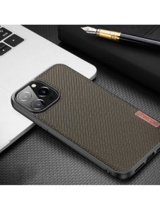 Dux Ducis Fino fodral täckt med nylonmaterial för iPhone 13 Pro Max grå