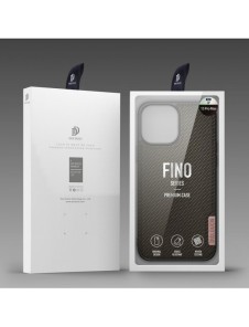 Dux Ducis Fino fodral täckt med nylonmaterial för iPhone 13 Pro Max grön