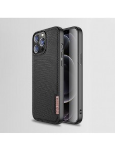 Dux Ducis Fino fodral täckt med nylonmaterial för iPhone 13 Pro Max grön