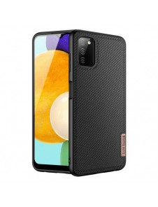 Dux Ducis Fino fodral täckt med nylonmaterial för Samsung Galaxy A03s svart