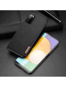 Dux Ducis Fino fodral täckt med nylonmaterial för Samsung Galaxy A03s svart