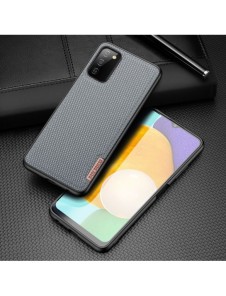 Dux Ducis Fino fodral täckt med nylonmaterial för Samsung Galaxy A03s grå
