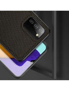 Dux Ducis Fino fodral täckt med nylonmaterial för Samsung Galaxy A03s grön