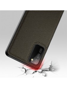 Dux Ducis Fino fodral täckt med nylonmaterial för Samsung Galaxy A03s grön