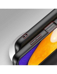 Dux Ducis Fino fodral täckt med nylonmaterial för Samsung Galaxy A03s grön