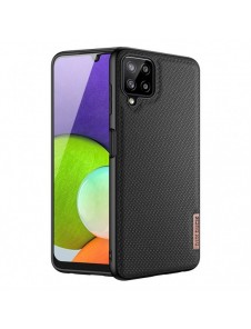 Dux Ducis Fino fodral täckt med nylonmaterial för Samsung Galaxy A22 4G svart