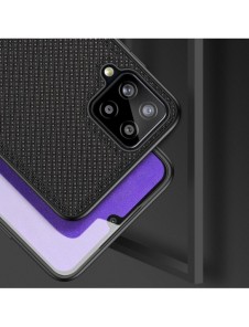 Dux Ducis Fino fodral täckt med nylonmaterial för Samsung Galaxy A22 4G svart