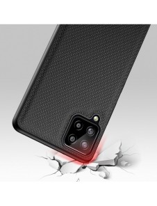 Dux Ducis Fino fodral täckt med nylonmaterial för Samsung Galaxy A22 4G svart