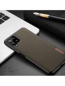 Dux Ducis Fino fodral täckt med nylonmaterial för Samsung Galaxy A22 4G svart