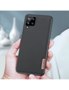 Dux Ducis Fino fodral täckt med nylonmaterial för Samsung Galaxy A22 4G svart
